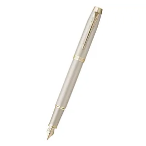 Parker IM Monochrome Champagner Füllfederhalter Feder F